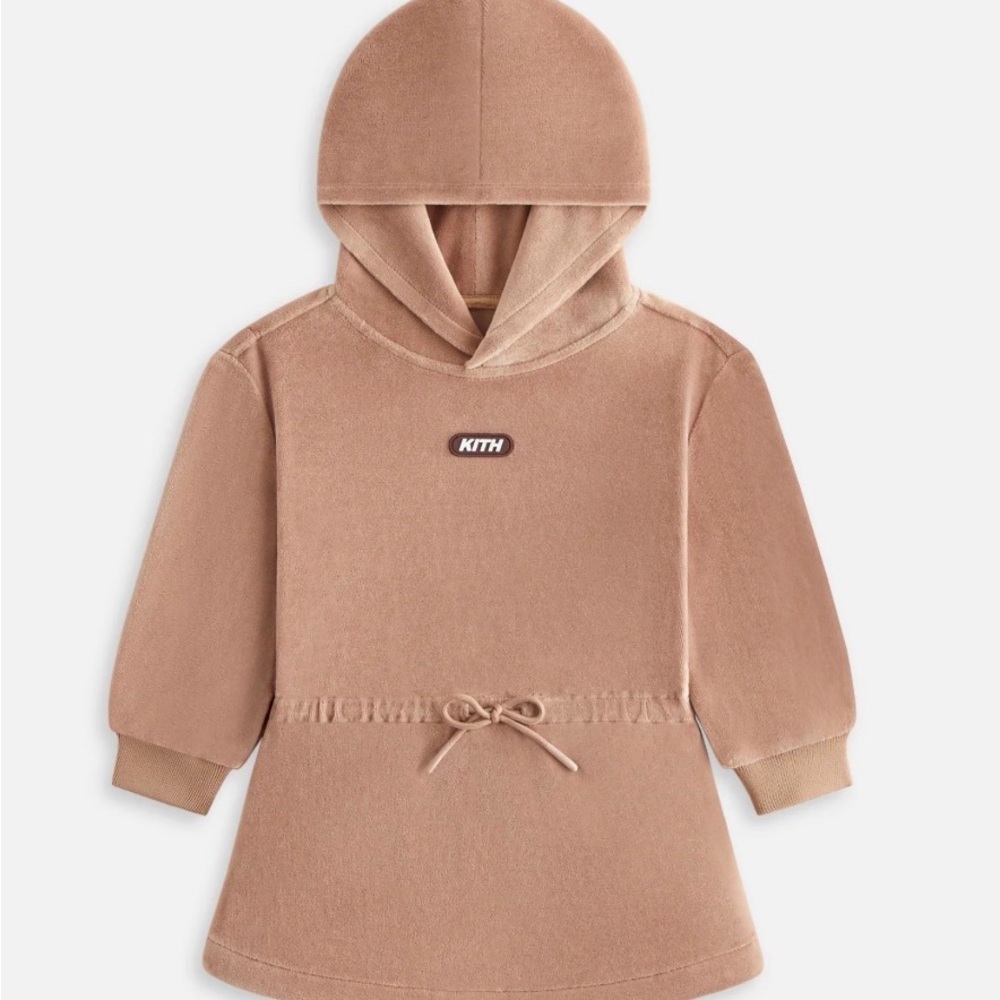 Kith Kids Beige Hooded Dress